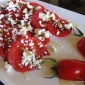 “Live simply” tomato and feta salad